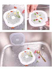 Hair Filter Shower Drain Plug Kitchen Sink Strainer Bathtub Shower Floor Drain Stopper Home Accessories