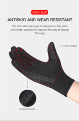 GAFASTWO Winter Gloves for Men & Women – Touchscreen Waterproof Motorcycle & Cycling Gloves with Anti-Slip Grip, Warm Velvet Lining