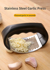 Stainless Steel Garlic Press Manual Garlic Maker Kitchen Multifunctional Household Shoot Garlic Crush Squeeze Garlic Tools