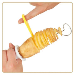 Whirlwind Potato Spiral Cutter Potato Tower Making Machine Vegetable Slicer Creative Vegetable Tools Kitchen Accessories Gadgets