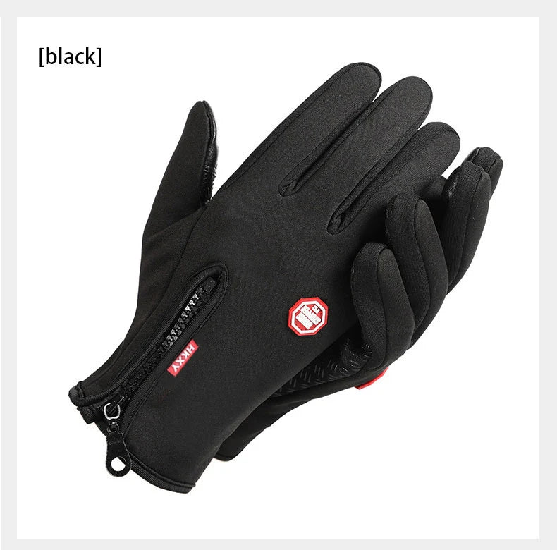 RNO Rich Name Ocean Outdoor Cycling Gloves – Warm & Anti-Slip Elbow-Length Gloves for Men, Perfect for Autumn & Winter Riding