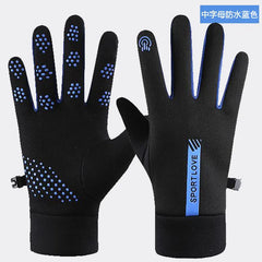 Winter Gloves for Women & Men, Thermal Fleece Cycling Bike Gloves, Waterproof Windproof Cold Resistance, Outdoor Running, Skiing, and Bicycle Mittens by ZOCI