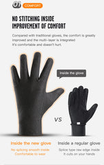 Kyncilor Outdoor Winter Cycling Gloves – Touchscreen, Windproof, Waterproof Sports Riding & Ski Gloves, 3M Insulation for Running and Motorcycling