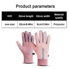 Winter Gloves for Women & Men, Thermal Fleece Cycling Bike Gloves, Waterproof Windproof Cold Resistance, Outdoor Running, Skiing, and Bicycle Mittens by ZOCI