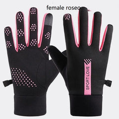 Winter Gloves for Women & Men, Thermal Fleece Cycling Bike Gloves, Waterproof Windproof Cold Resistance, Outdoor Running, Skiing, and Bicycle Mittens by ZOCI