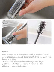 Bottle Brush Insulation Cup Washing No Deadend Long Handled Silicone Cleaning Brush Household Multifunctional Cleaning Tools