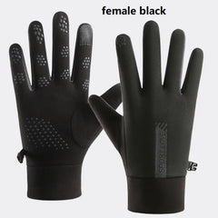 Winter Gloves for Women & Men, Thermal Fleece Cycling Bike Gloves, Waterproof Windproof Cold Resistance, Outdoor Running, Skiing, and Bicycle Mittens by ZOCI