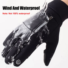 Winter Warm Touch Screen Gloves, Waterproof Windproof Cold-Proof Gloves for Men – Ideal for Driving, Cycling, Fishing, Skiing – Outdoor Sports Gloves