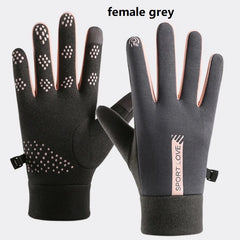 Winter Gloves for Women & Men, Thermal Fleece Cycling Bike Gloves, Waterproof Windproof Cold Resistance, Outdoor Running, Skiing, and Bicycle Mittens by ZOCI